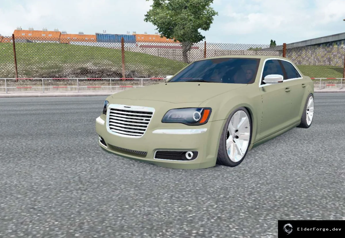 Обложка мода: Chrysler 300C 2011 (LX2) – стильный седан для Euro Truck Simulator 2