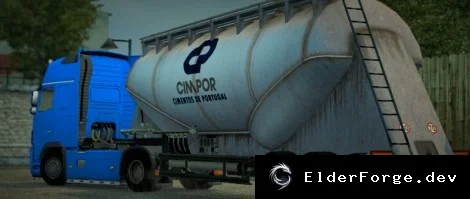 Обложка мода: Cimpor Trailer – Прицеп с цементом для Euro Truck Simulator 2