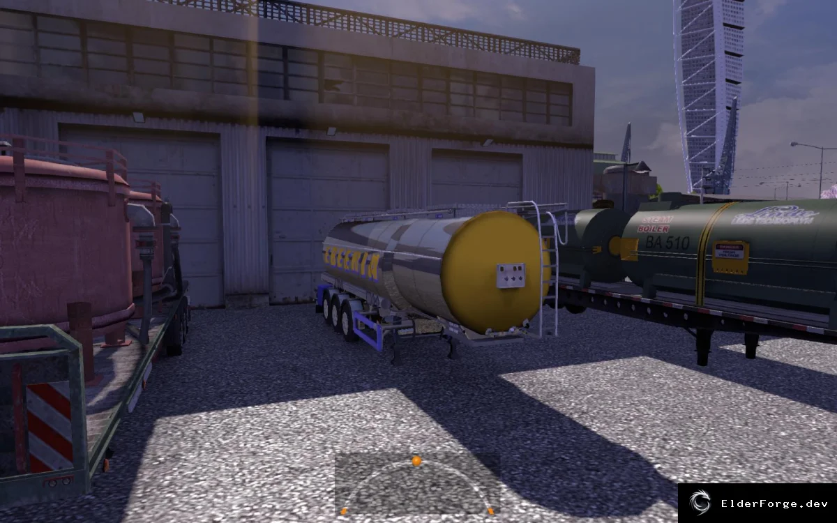 Обложка мода: Cistern Trailer для Euro Truck Simulator 2 – новый цистернный прицеп