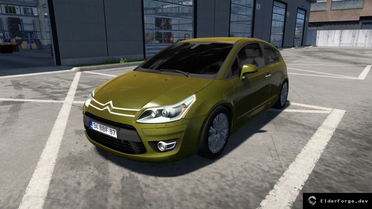 Обложка мода: Citroen C4 VTS 2011 – новый автопарк для Euro Truck Simulator 2