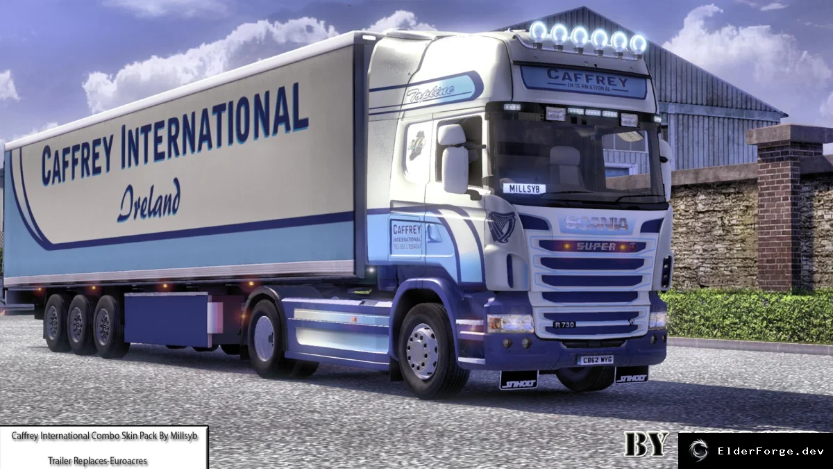 Обложка мода: Combo Skinpack для Euro Truck Simulator 2 – набор скинов от Millsyb