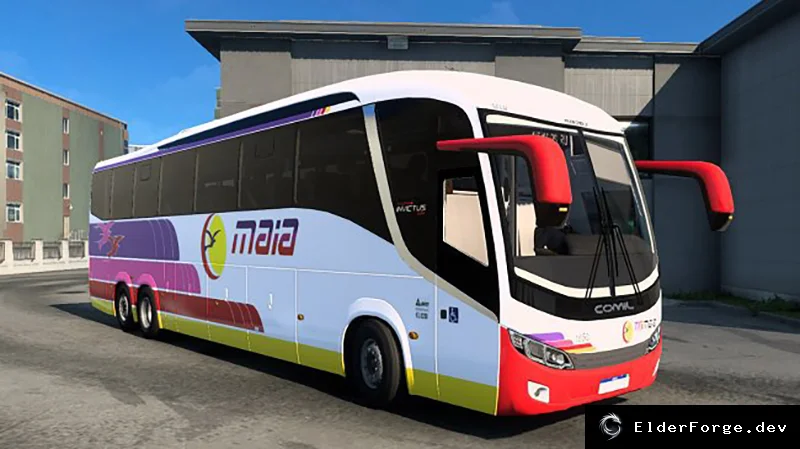 Обложка мода: Comil Invictus 1200 – автобус для Euro Truck Simulator 2 (версии 1.42‑1.43)