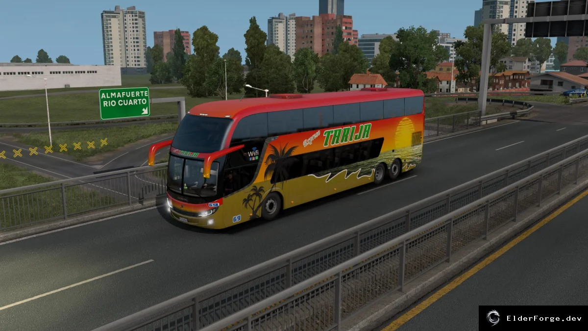 Обложка мода: Comil Invictus DD – автобус на шасси Volvo для Euro Truck Simulator 2