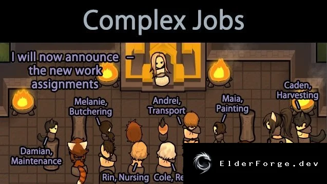 Complex Jobs – детальное разделение задач в RimWorld
