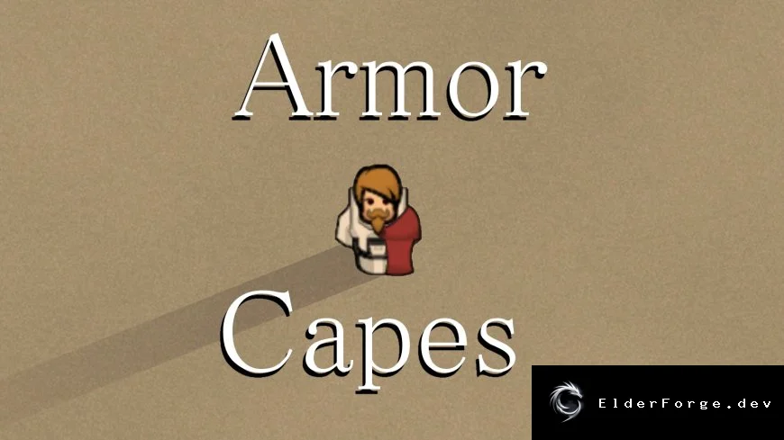 Cosmetic Armor Capes – стильные плащи для силовой брони в RimWorld