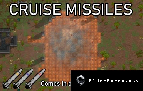Cruise Missiles – новые крылатые ракеты и пусковые установки для RimWorld