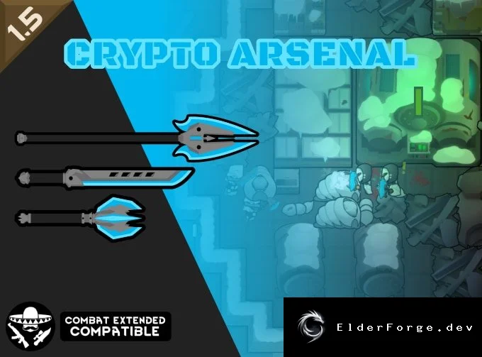 Crypto Arsenal – 8 новых криптооружий и щит для RimWorld