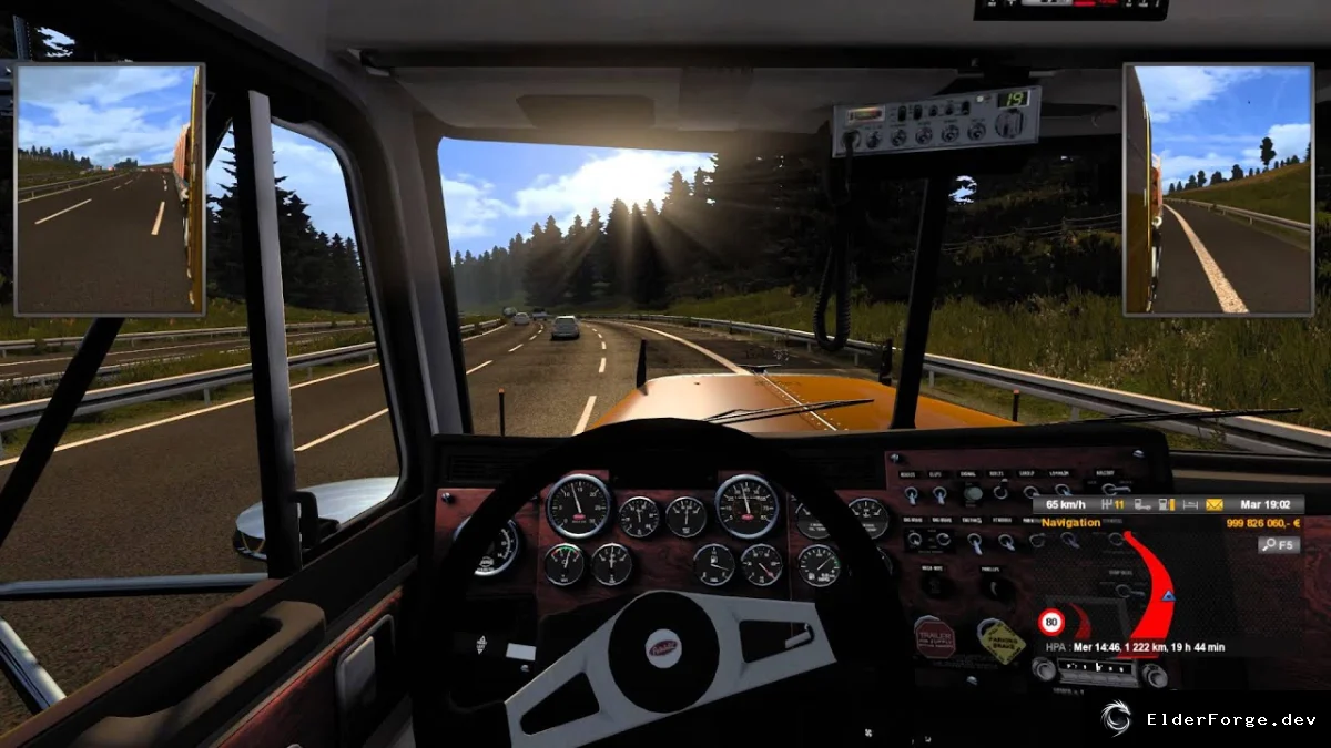 Обложка мода: Cummins ISX – реалистичный звук двигателя для Peterbilt 379 и T800 (ETS2)