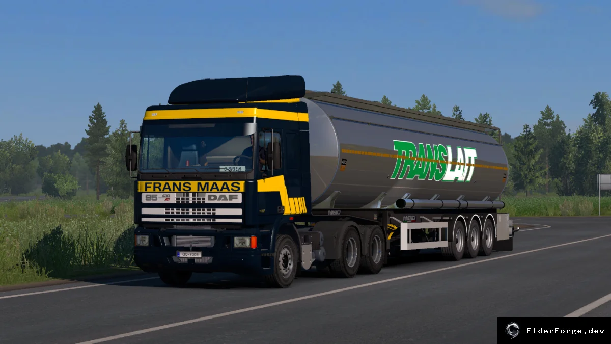 Обложка мода: Cummins N14 звуки для XBS DAF 95 ATI – мод для Euro Truck Simulator 2 (ETS2)