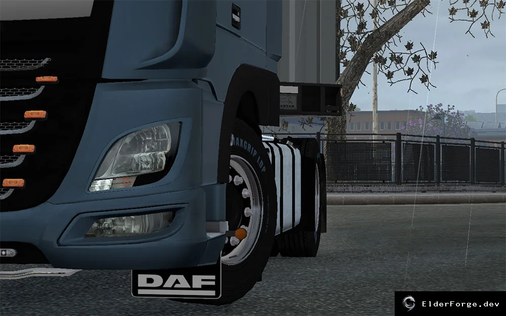 Обложка мода: Custom Black – новые черные диски для всех тягачей в Euro Truck Simulator 2