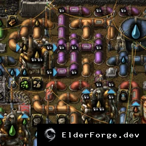 Обложка мода: Цветные трубы для Factorio – визуальная гидравлика с кодировкой