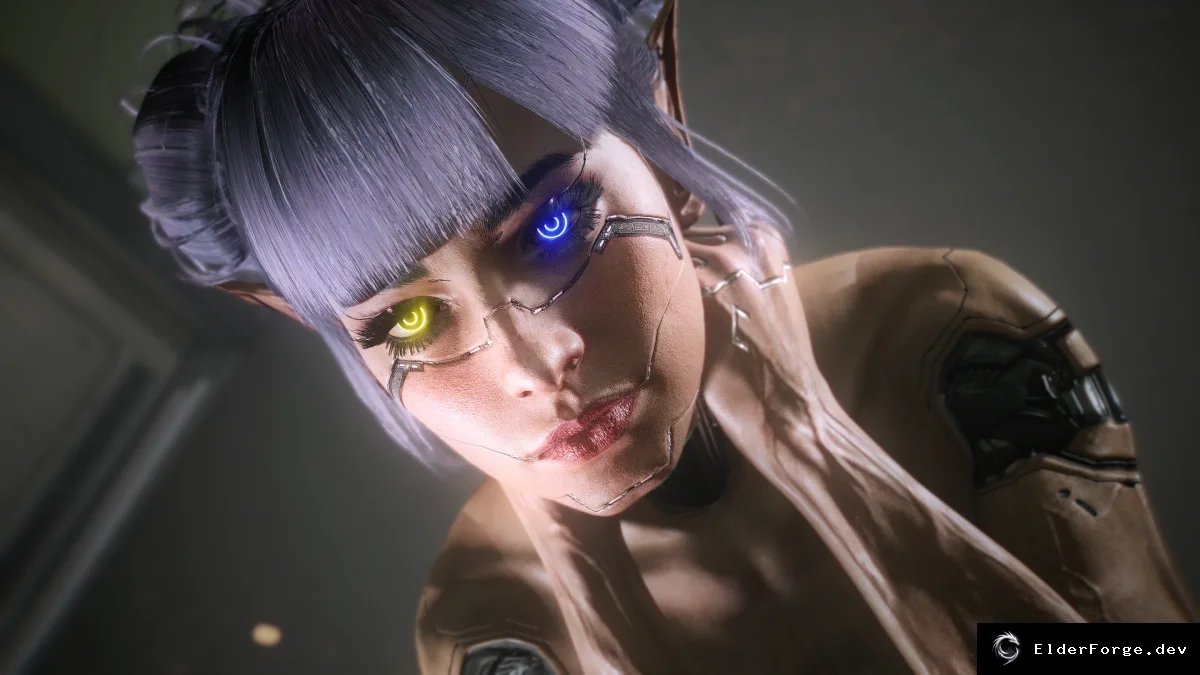 Обложка мода: Cyber GLOW Eyes CCXL — светящиеся кибер‑глаза для Cyberpunk 2077
