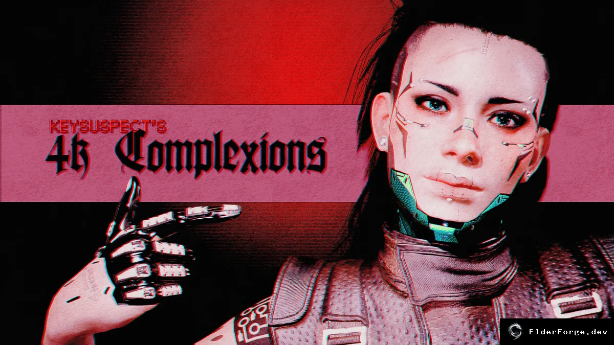 Обложка мода: Cyberpunk 2077 4K Тон Кожи – Улучшенный рендер персонажа