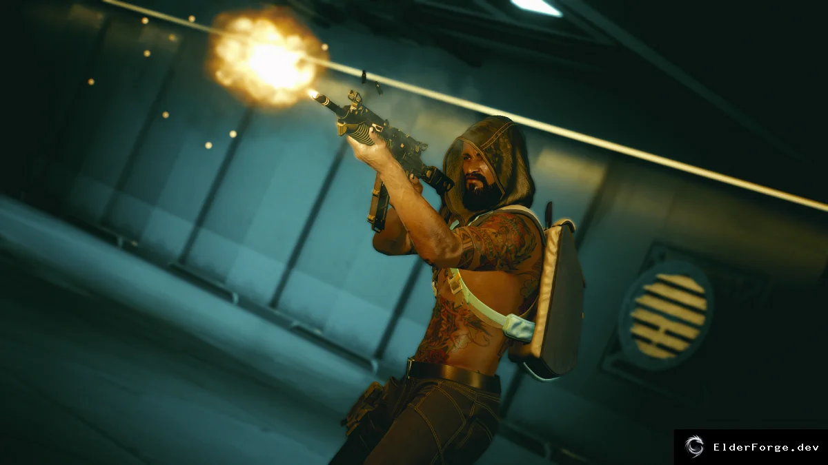 Обложка мода: Cyberpunk 2077: Аксессуары кочевников – стильные рюкзаки, шарфы и кобуры