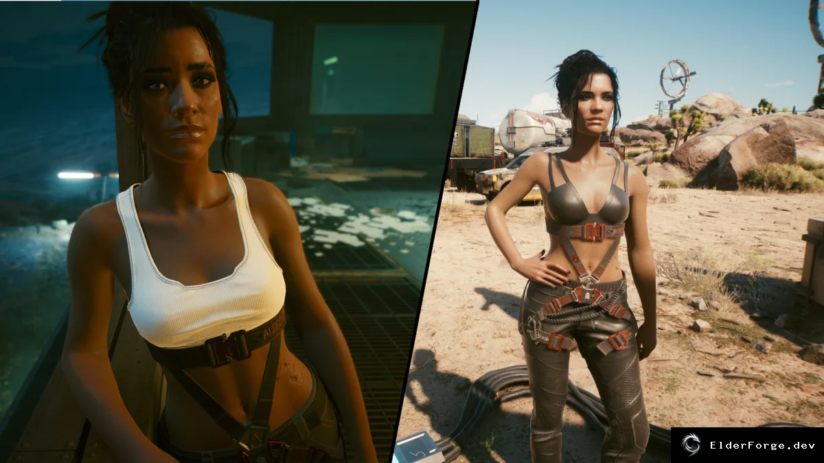 Обложка мода: Cyberpunk 2077: Альтернативные наряды для Панам Палмер