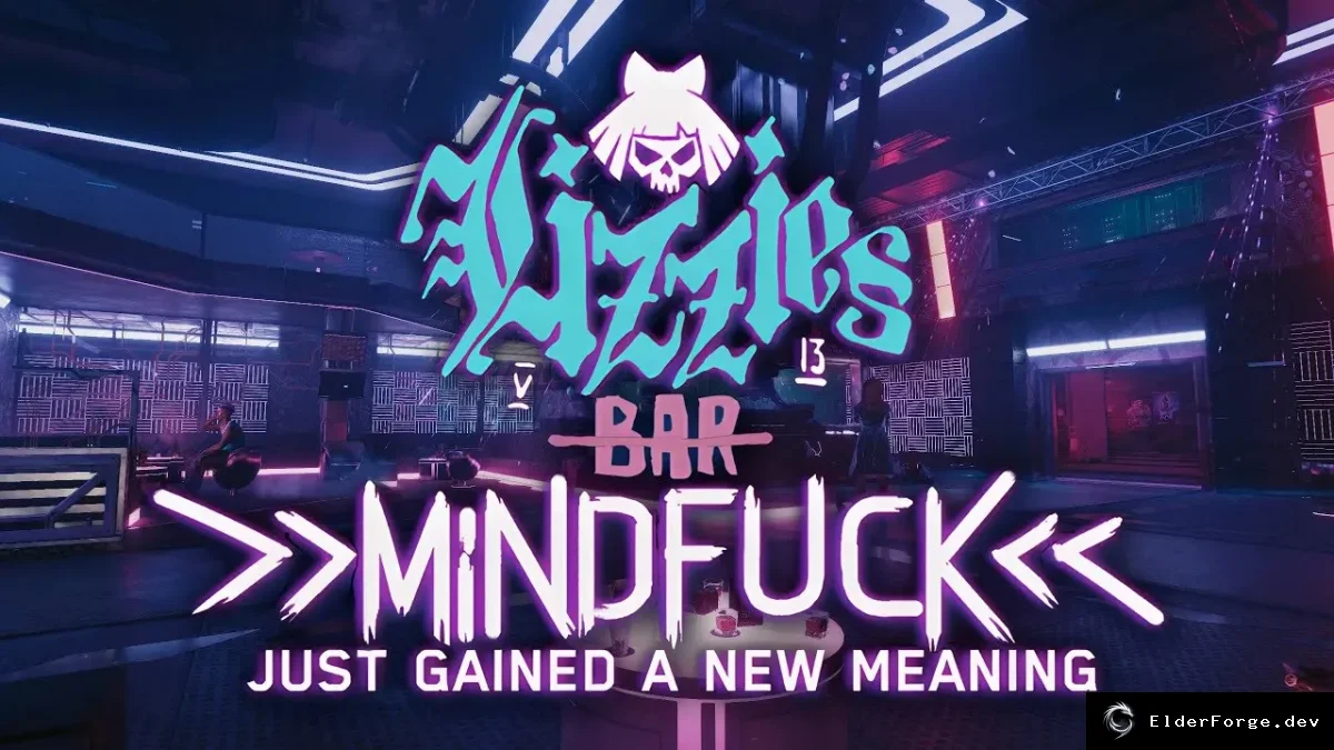 Обложка мода: Cyberpunk 2077: Брейнданс в Lizzie's Bar – новые сцены и персонажи