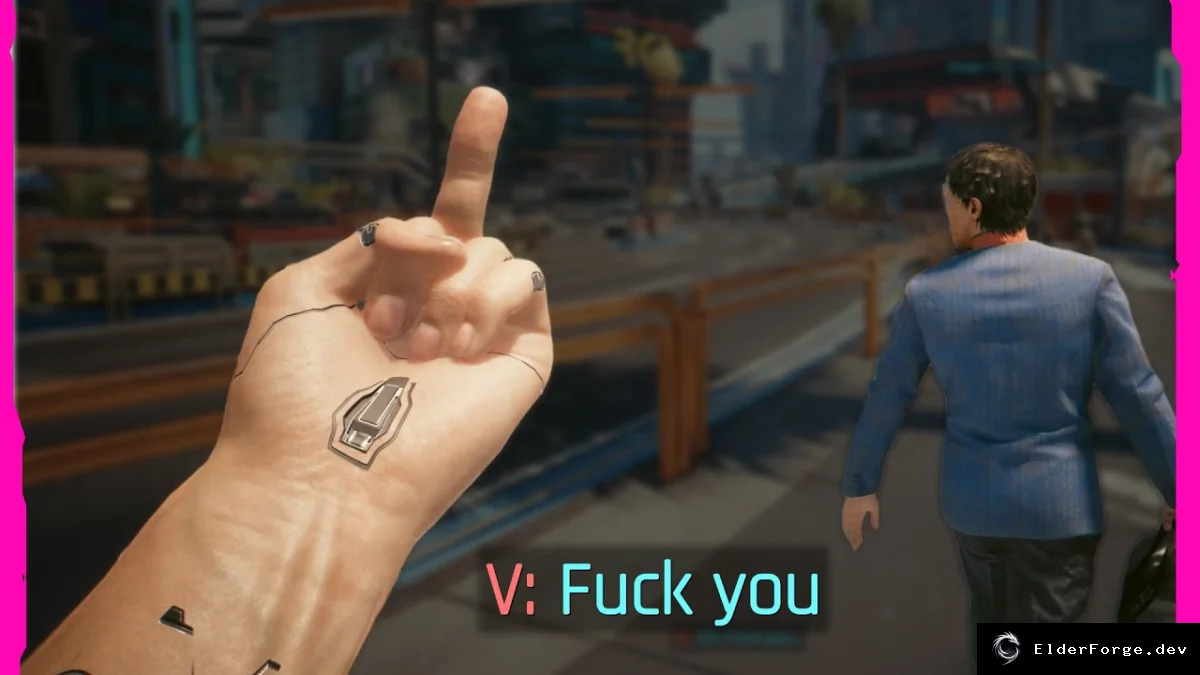 Обложка мода: Cyberpunk 2077: Динамические реакции Ви на события в открытом мире – Responsive V