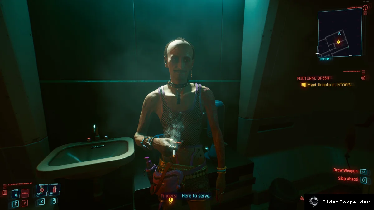 Обложка мода: Cyberpunk 2077 «Дружелюбный Фингерс»: всегда готовый к риперу