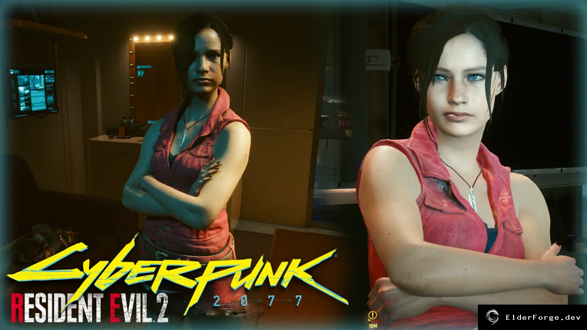 Обложка мода: Cyberpunk 2077: Джуди в облике Клэр Рэдфилд – уникальный внешний вид