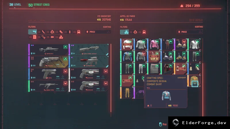 Обложка мода: Cyberpunk 2077: Фикс исчезающих товаров у торговцев – полное восстановление ассортимента