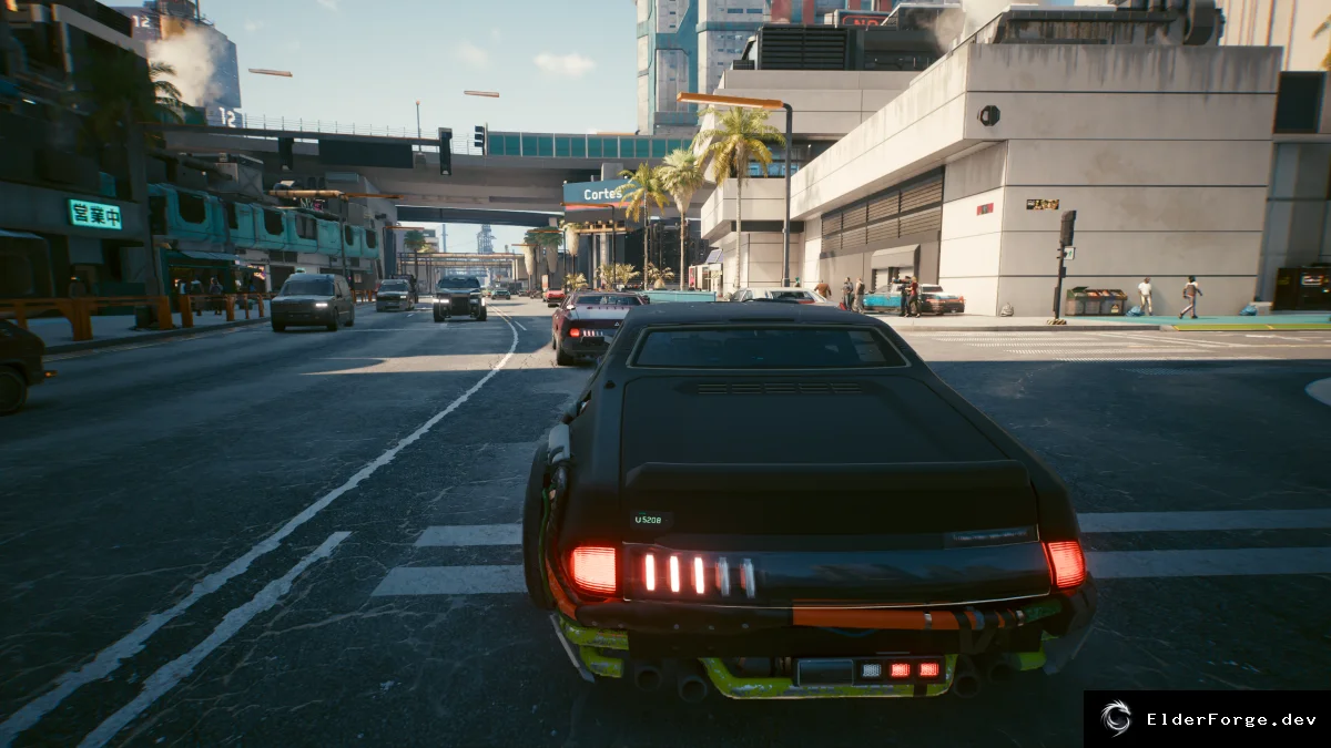Обложка мода: Cyberpunk 2077: Исправление плотности трафика и толпы – No More Tricks