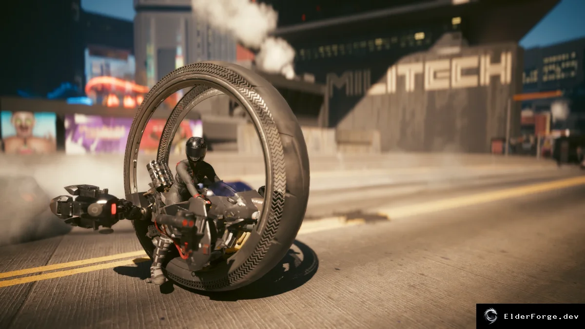 Обложка мода: Cyberpunk 2077: M9 Project – Сверхсекретный моноколесный транспорт Militech