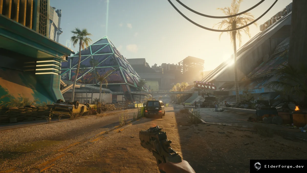 Обложка мода: Cyberpunk 2077 NEON GENESIS Atacama – яркий цветовой лут v1.1