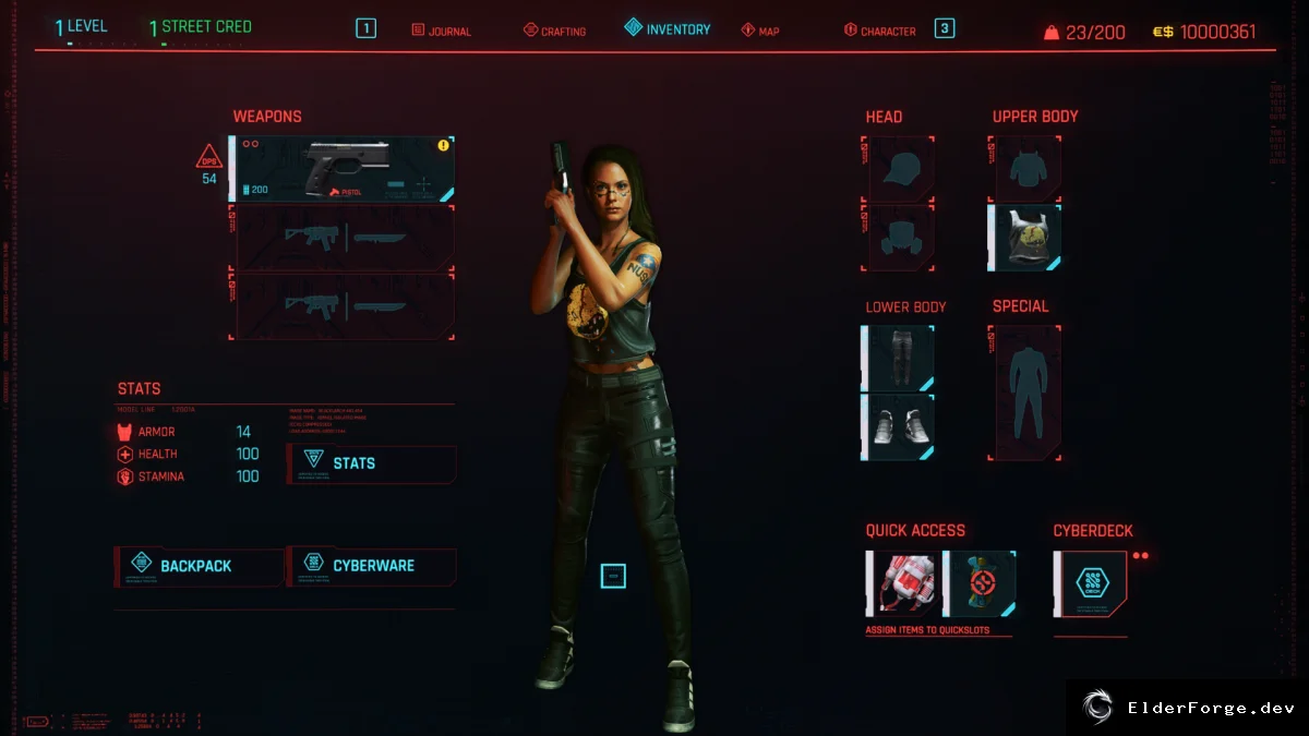 Обложка мода: Cyberpunk 2077 — Новая игра плюс и лёгкий старт (Head Start)