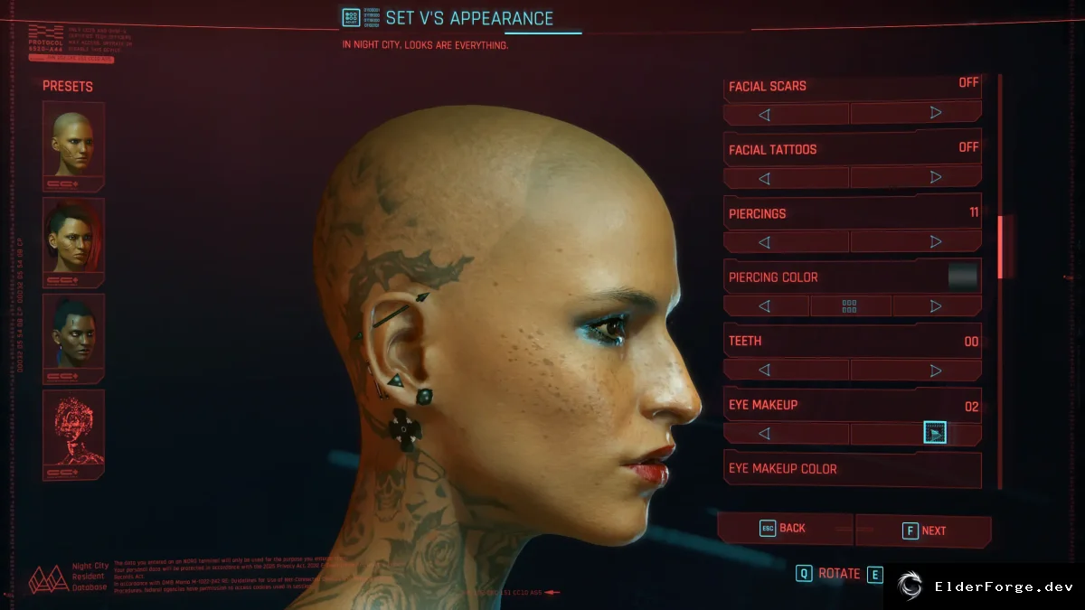Cyberpunk 2077 – Новые варианты макияжа от Kala: подводка и губы