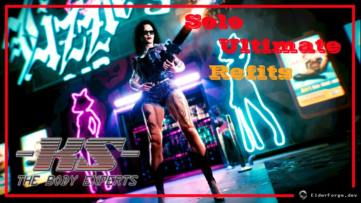 Обложка мода: Cyberpunk 2077: Обновление одежды для -KS- Solo Ultimate Body