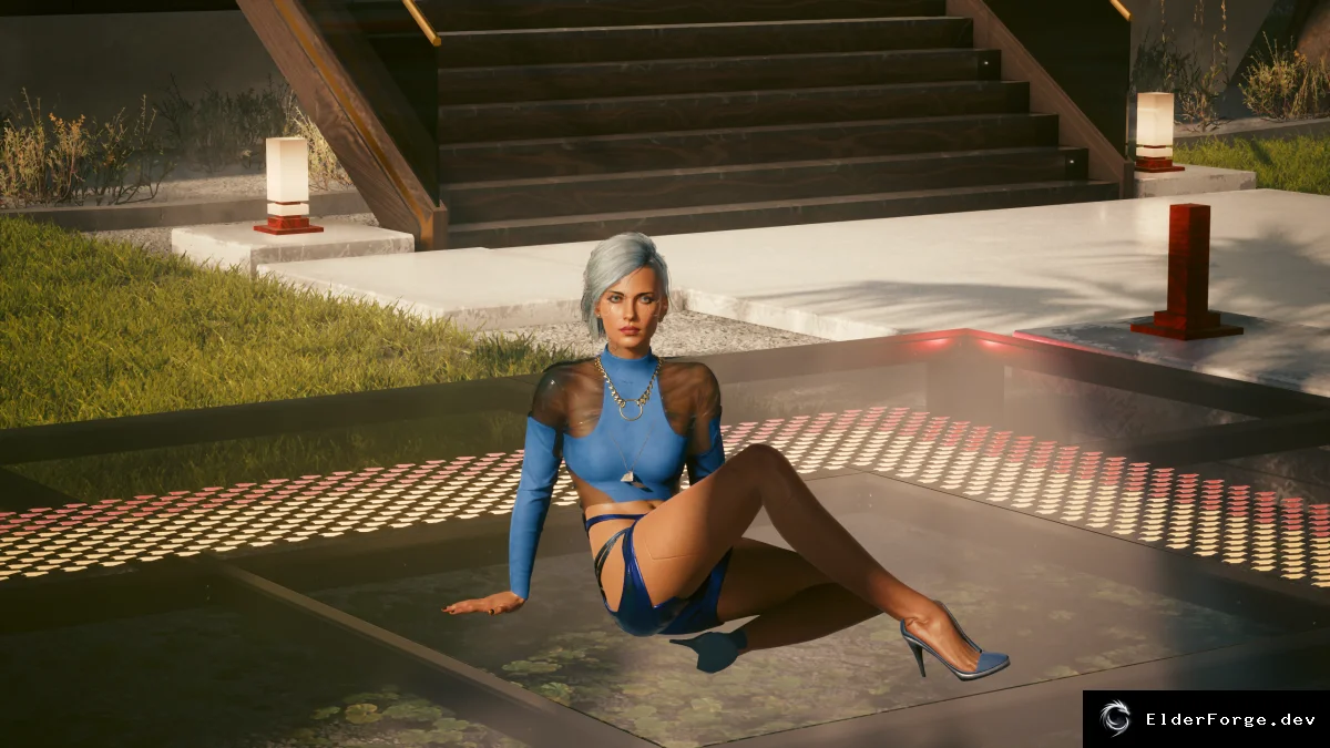 Cyberpunk 2077: Особняк Ви из аниме Edgerunners – квартира с интерактивными элементами