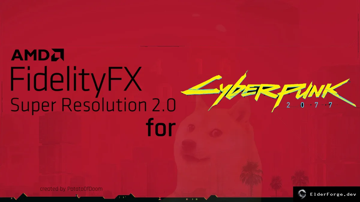Обложка мода: Cyberpunk 2077: Поддержка FidelityFX Super Resolution 2.1