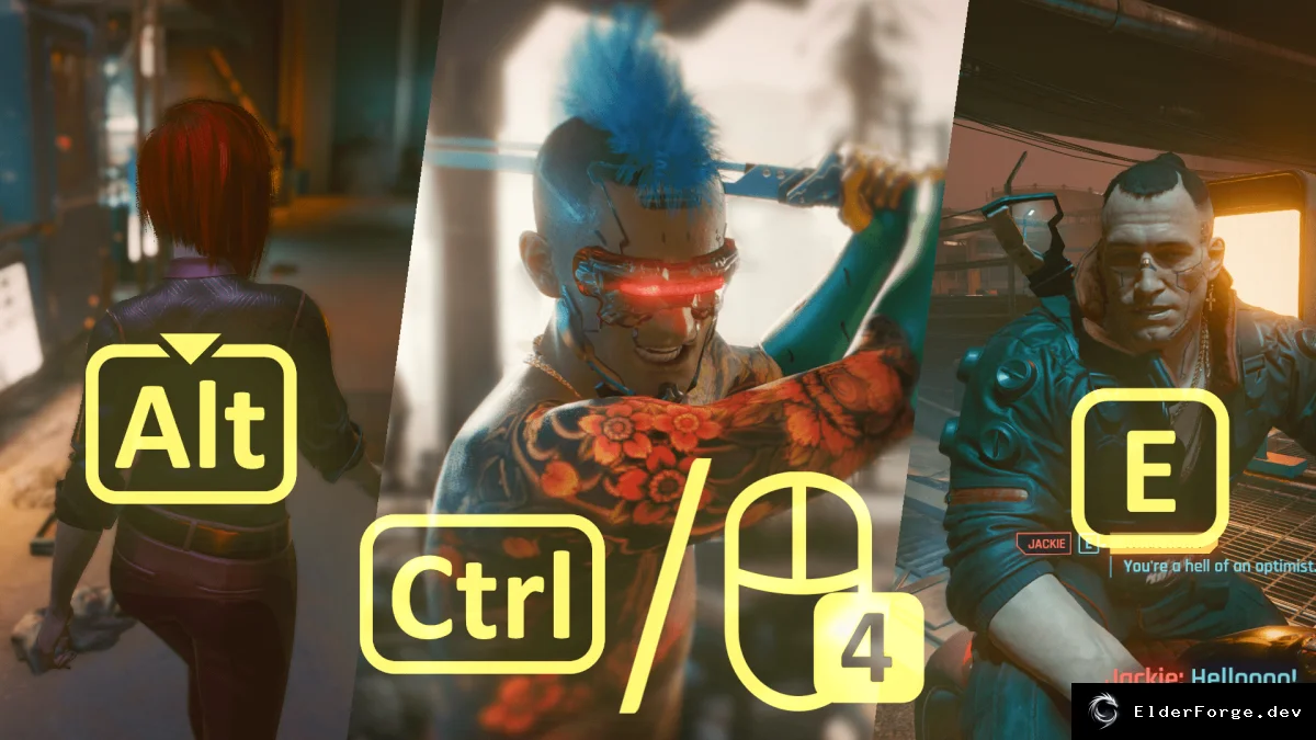 Обложка мода: Cyberpunk 2077: Пресет улучшенного управления (v1.05)