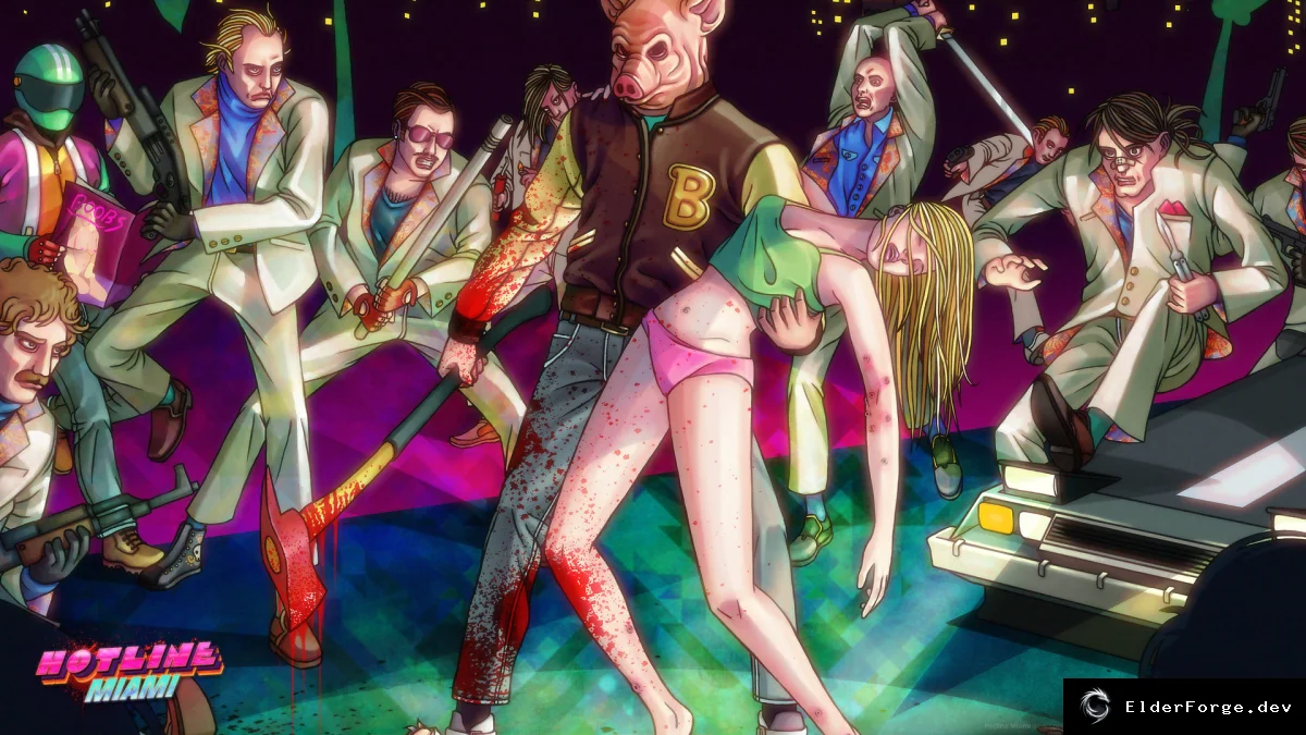 Обложка мода: Cyberpunk 2077: Радио Hotline Miami – саундтрек в The Dirge и Principales