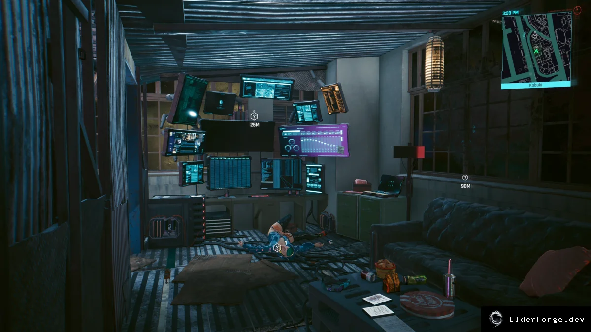 Обложка мода: Cyberpunk 2077: Скрытые сокровища – маркеры для тайных находок