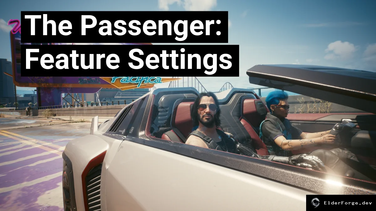 Обложка мода: Cyberpunk 2077 – The Passenger: Настраиваемый контроль появления Джонни