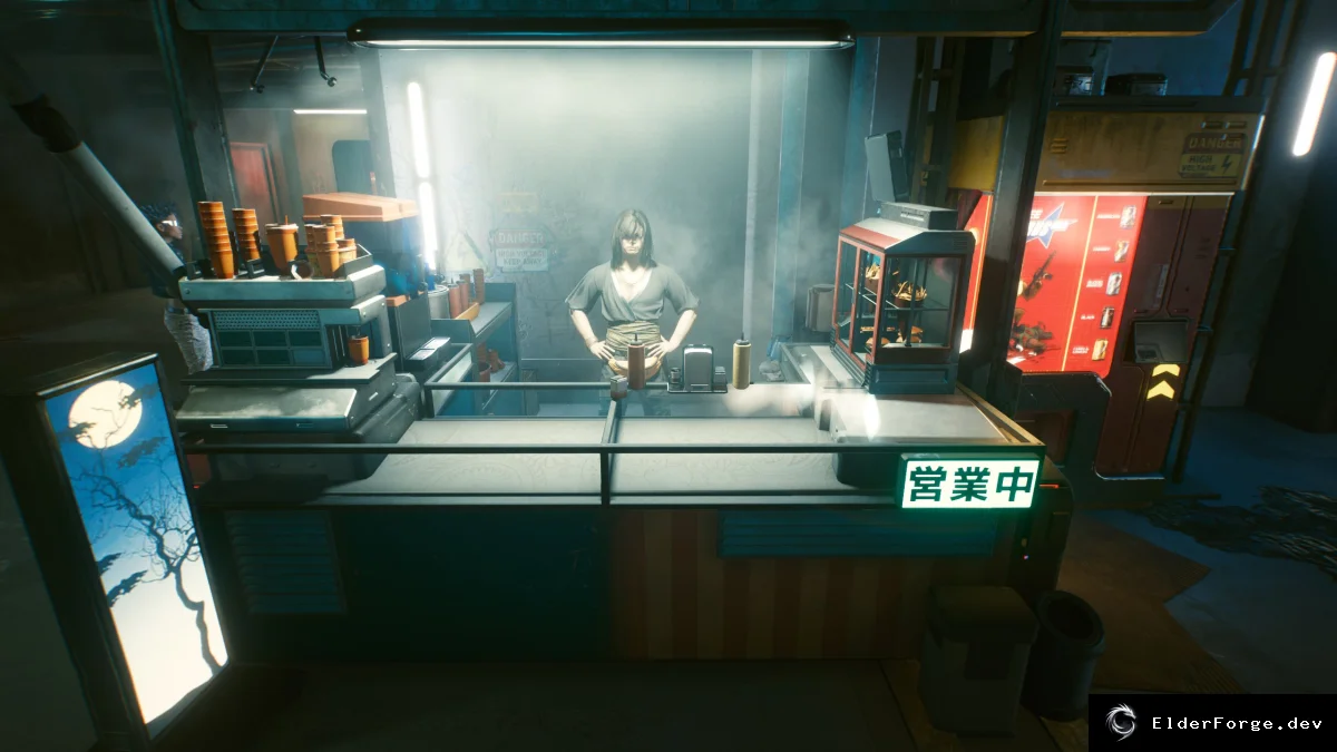 Обложка мода: Cyberpunk 2077: Уличные продавцы – торговля на улицах Найт-Сити