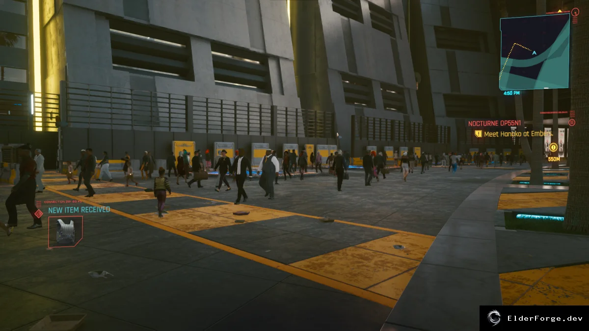 Обложка мода: Cyberpunk 2077 — Улучшенное поведение толпы: более естественное движение NPC