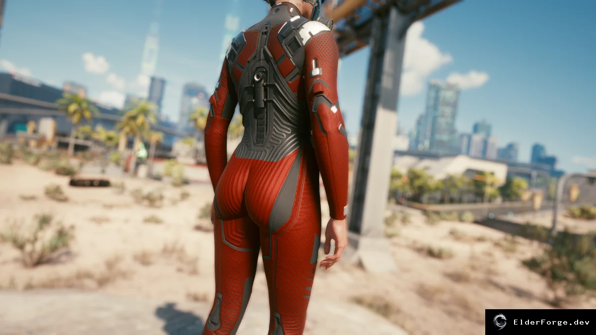 Обложка мода: Cyberpunk 2077 – Улучшенные текстуры костюма Нетраннера с высоким разрешением