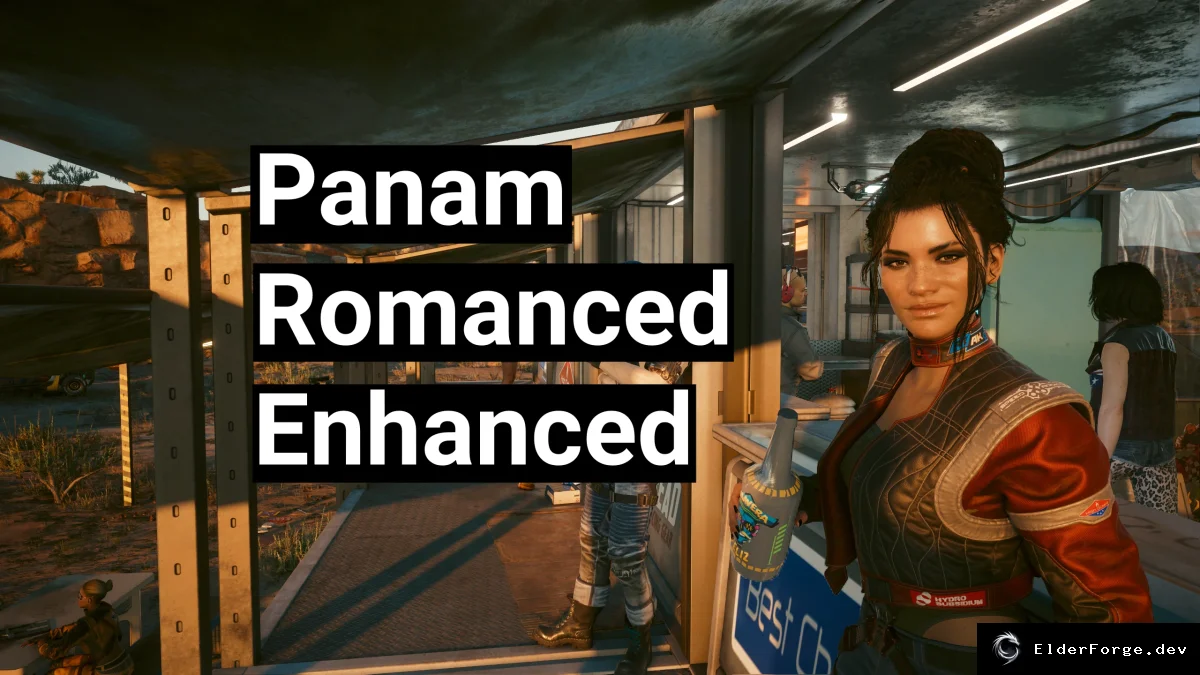 Обложка мода: Cyberpunk 2077: Улучшенный роман с Панам – новые сцены и исправления
