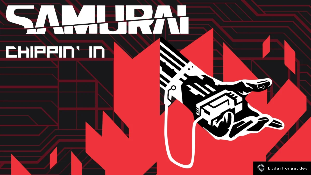 Обложка мода: Cyberpunk 2077: Замена музыки в главном меню на Samurai – Chippin' In (2018)