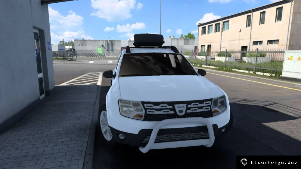 Обложка мода: Dacia Duster 2010 для Euro Truck Simulator 2 – интерьер, звуки и полная кастомизация