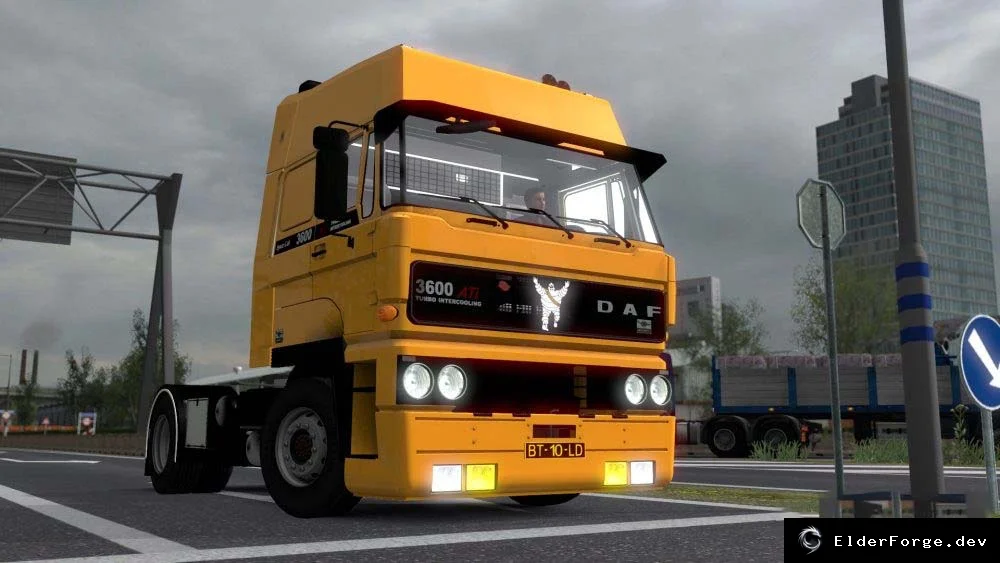Обложка мода: DAF 3600 – автономный грузовик для Euro Truck Simulator 2