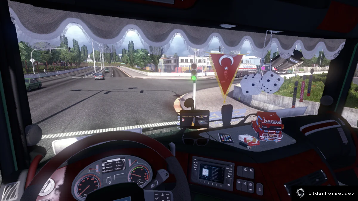 Обложка мода: DAF Euro 6 – Аксессуары салона для Euro Truck Simulator 2