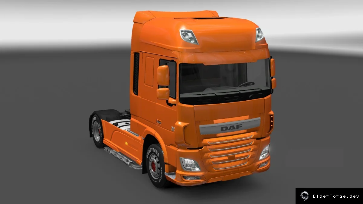 Обложка мода: DAF Euro 6 Tuning – покраска деталей для ETS2