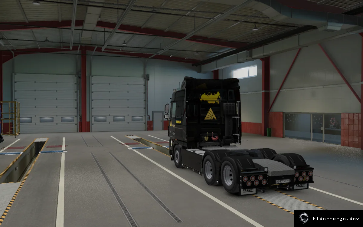 Обложка мода: DAF XF 105 «Деловые линии» – реалистичный тягач для Euro Truck Simulator 2