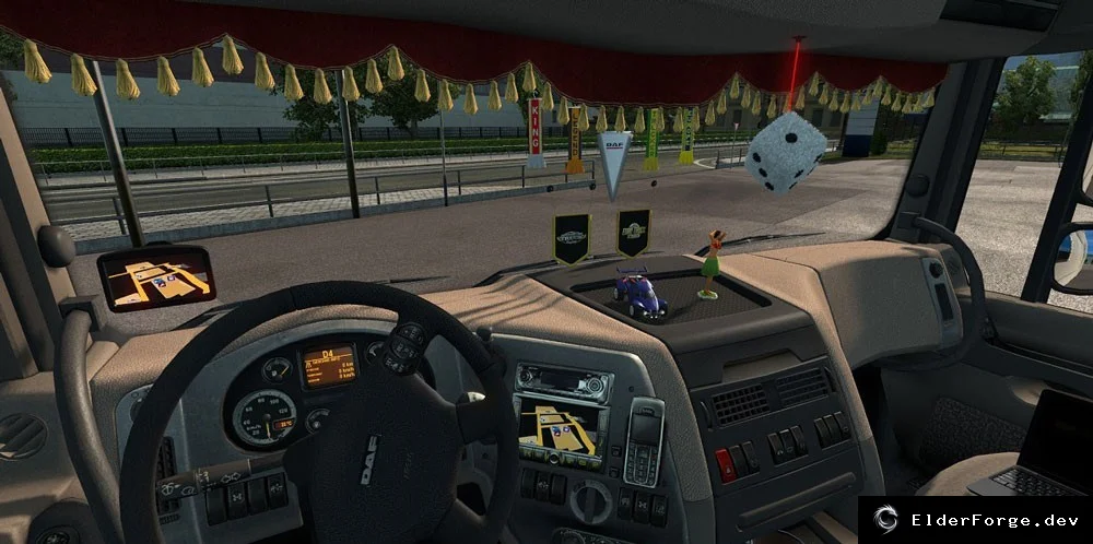 Обложка мода: DAF XF 105 для Euro Truck Simulator 2 – реальная модель с поддержкой DLC Cabin