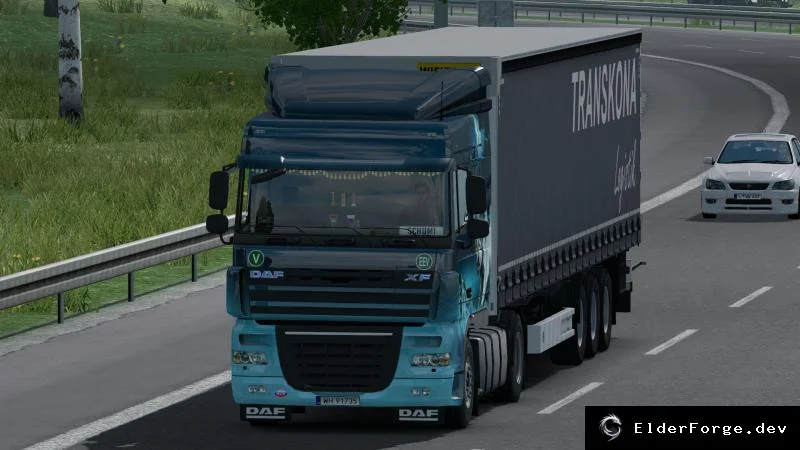 Обложка мода: DAF XF 105 Reworked v2.5 – Полный тюнинг для Euro Truck Simulator 2