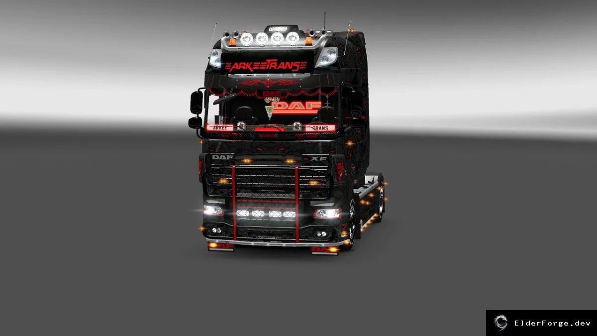 Обложка мода: DAF XF 105.510 ARKEETRANS с улучшенным салоном v2 для Euro Truck Simulator 2