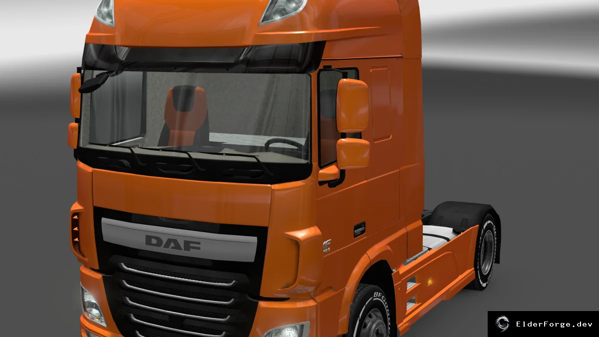 Обложка мода: DAF XF 106 – полная HD переработка интерьера и экстерьера для Euro Truck Simulator 2